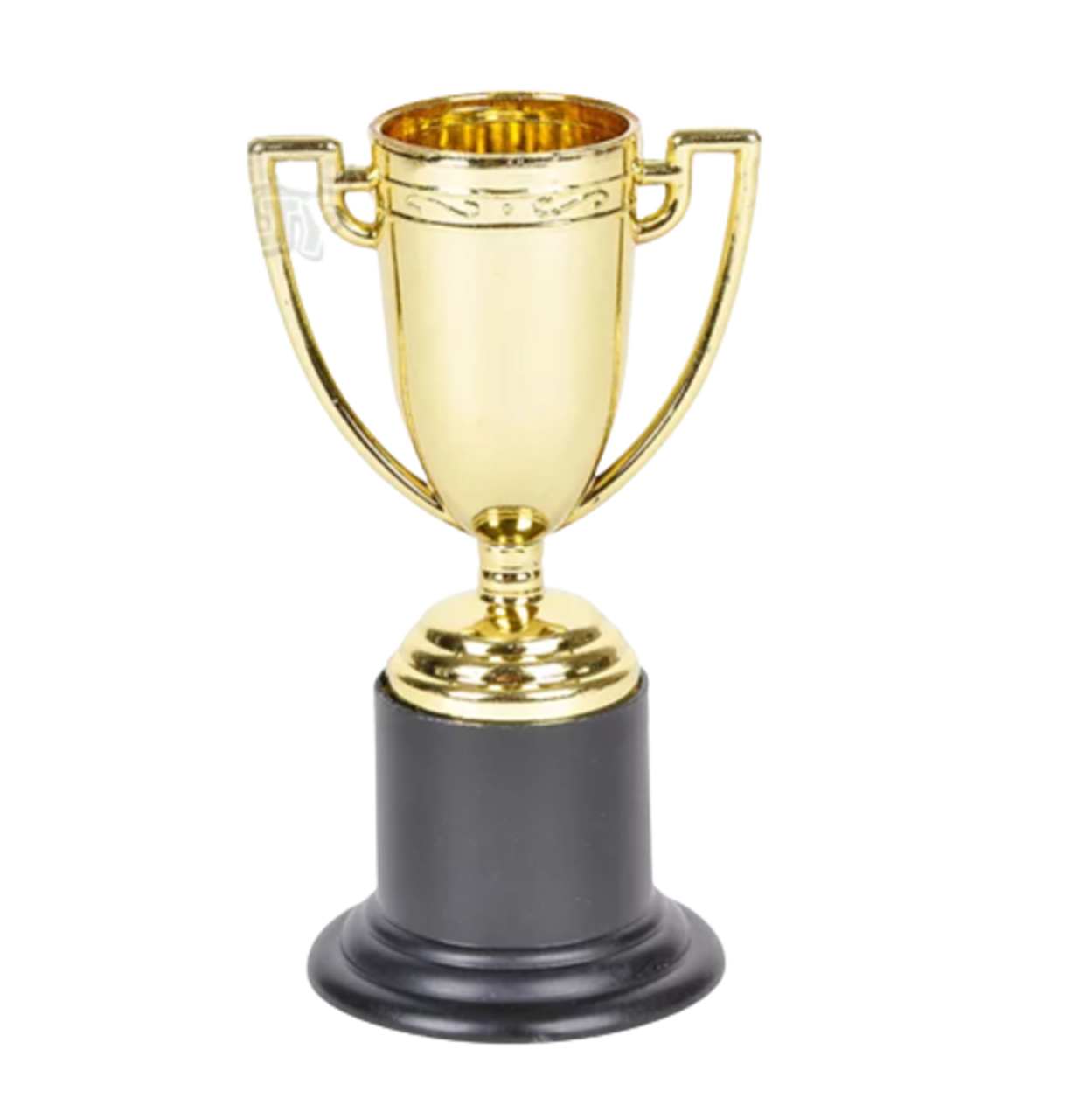 Gold Trophy Awards 5.5" – 12 Pack Mini Plastic Trophies for Kids Prizes, Classroom Rewards, Party Favors & Competitions